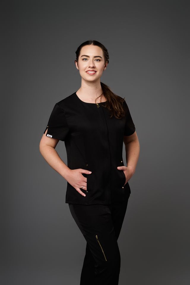 Women’s Scrub Set - Gold Accents